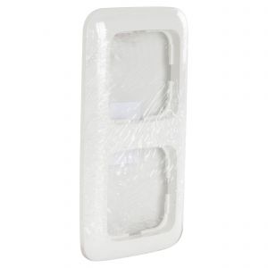 Busch-Jaeger Relfex afdekraam inbouw 2-voudig polarwit 66.001.22