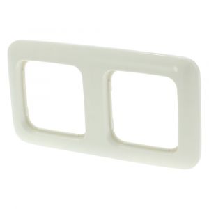 Busch-Jaeger Relfex afdekraam inbouw 2-voudig polarwit 66.001.22