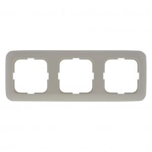 Busch-Jaeger Reflex afdekraam inbouw 3-voudig polarwit 66.001.23