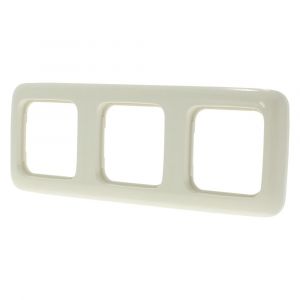 Busch-Jaeger Reflex afdekraam inbouw 3-voudig polarwit 66.001.23