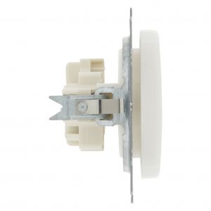 Busch-Jaeger Reflex contactdoos inbouw 1-voudig polarwit 66.001.40