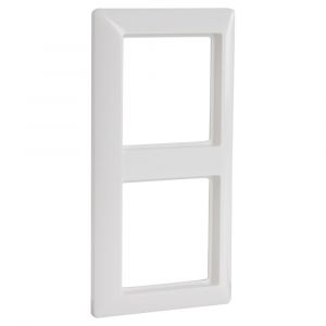 Jung AS500 afdekraam inbouw 2-voudig verticaal-horizontaal polarwit 66.003.22
