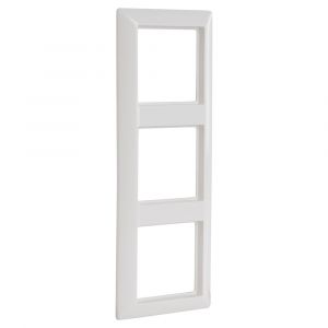 Jung AS500 afdekraam inbouw 3-voudig verticaal-horizontaal polarwit 66.003.24