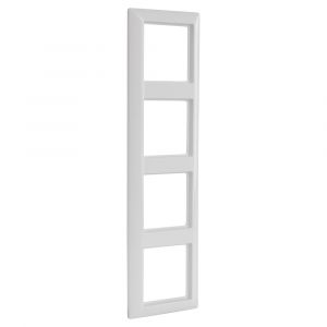 Jung AS500 afdekraam inbouw 4-voudig verticaal-horizontaal polarwit 66.003.26