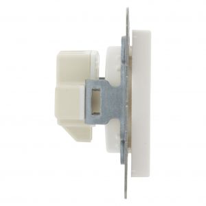 Jung AS500 contactdoos inbouw 1-voudig polarwit 66.003.40