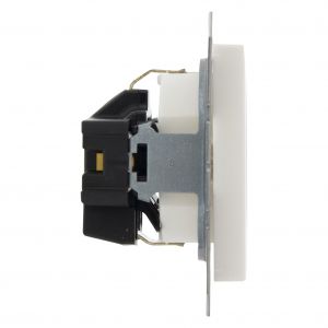 Jung AS500 contactdoos inbouw 1-voudig randaarde polarwit 66.003.42