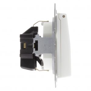 Jung AS500 contactdoos inbouw 1-voudig polarwit 66.003.44