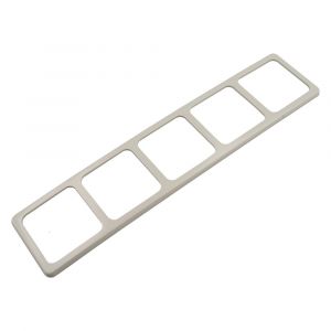 Peha Standard afdekraam inbouw 5-voudig verticaal-horizontaal crème 66.010.28
