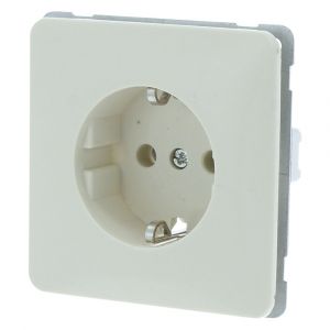 Peha Standard contactdoos inbouw 1-voudig randaarde crème 66.010.42