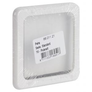 Peha Standard afdekraam inbouw 1-voudig polarwit 66.011.21