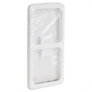 Peha Standard afdekraam inbouw 2-voudig polarwit 66.011.22