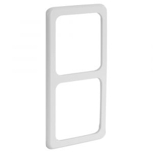 Peha Standard afdekraam inbouw 2-voudig polarwit 66.011.22