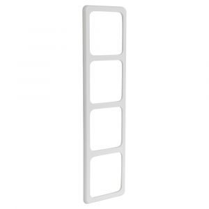 Peha Standard afdekraam inbouw 4-voudig polarwit 66.011.24