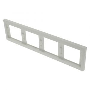 Berker K1 afdekraam inbouw 4-voudig polarwit 66.021.26