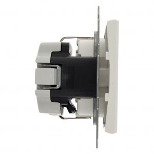 Berker K1 contactdoos inbouw 1-voudig randaarde polarwit 66.021.42