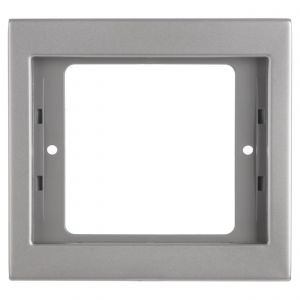 Berker K5 afdekraam 1-voudig RVS 66.023.21