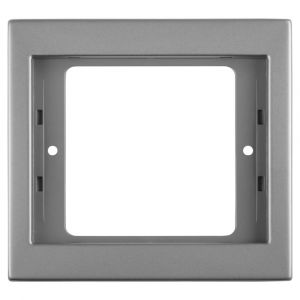 Berker K5 afdekraam 1-voudig RVS 66.023.21