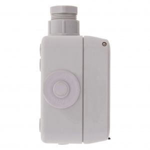 Peha contactdoos opbouw 2-voudig horizontaal randaarde wartel M20 grijs 66.028.51