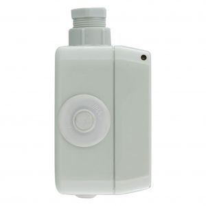 Peha contactdoos opbouw 3-voudig horizontaal randaarde wartel M20 grijs 66.028.55