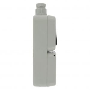 Peha combinatie schakelaar wandcontactdoos opbouw wissel randaarde grijs wartel M20 66.028.68
