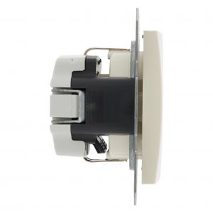 Berker S1 contactdoos inbouw 1-voudig randaarde crème 66.032.42