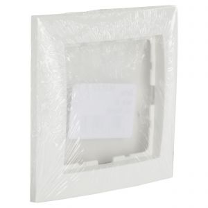 Berker S1 afdekraam inbouw 1-voudig polarwit 66.033.21