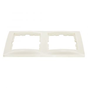 Berker S1 afdekraam inbouw 2-voudig polarwit 66.033.22