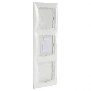 Berker S1 afdekraam inbouw 3-voudig polarwit 66.033.24