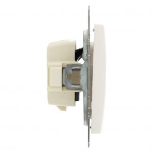 Berker S1 contactdoos inbouw 1-voudig polarwit 66.033.40
