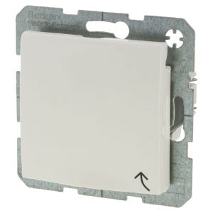 Berker S1 contactdoos inbouw 1-voudig randaarde polarwit 66.033.44