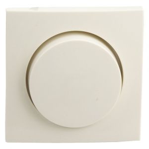 Berker S1 centraalplaat met knop voor dimmer polarwit 66.033.97