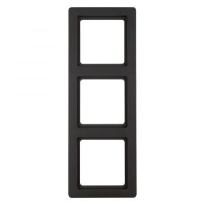 Berker Q1 afdekraam inbouw 3-voudig antraciet 66.045.24