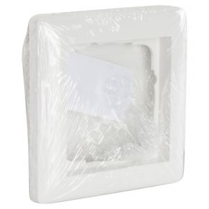 Gira System 55 afdekraam inbouw 1-voudig polarwit 66.051.21