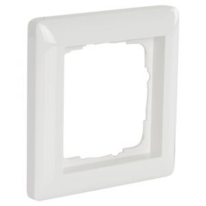 Gira System 55 afdekraam inbouw 1-voudig polarwit 66.051.21