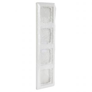 Gira System 55 afdekraam inbouw 4-voudig polarwit 66.051.26