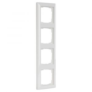 Gira System 55 afdekraam inbouw 4-voudig polarwit 66.051.26