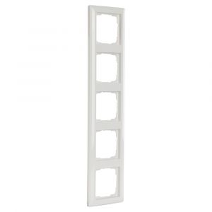 Gira System 55 afdekraam inbouw 5-voudig polarwit 66.051.28