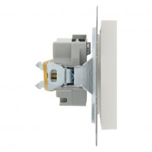 Gira System 55 contactdoos inbouw 1-voudig polarwit 66.051.40