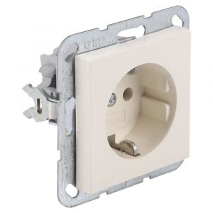 Gira System 55 contactdoos inbouw 1-voudig randaarde crème 66.052.42
