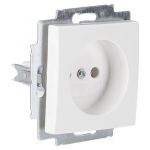 Busch-Jaeger Balance contactdoos inbouw 1-voudig polarwit 66.054.40