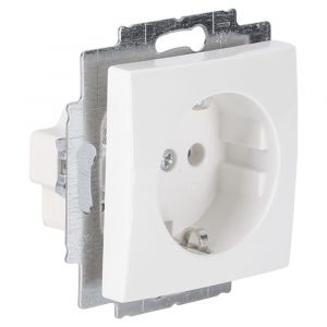 Busch-Jaeger Balance contactdoos inbouw 1-voudig randaarde polarwit 66.054.42
