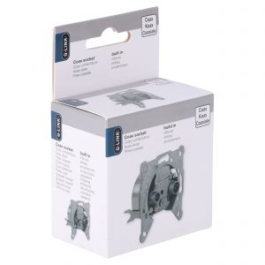Q-Link contactdoos inbouw radio-TV element eind-rijgdoos 66.069.75