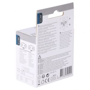 Q-Link contactdoos inbouw radio-TV element eind-rijgdoos 66.069.75