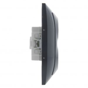 Q-Link S2 contactdoos 2-voudig randaarde antraciet 66.083.50