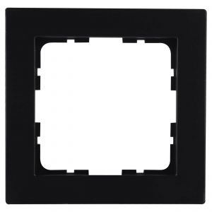 Q-Link S-line afdekraam 1voudig verticaal-horizontaal zwart 66.095.21