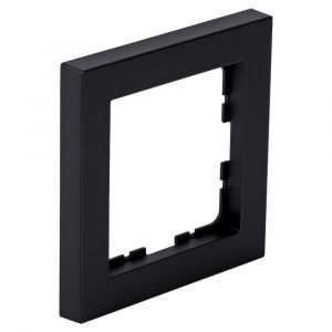 Q-Link S-line afdekraam 1voudig verticaal-horizontaal zwart 66.095.21