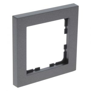 Q-Link S-Line afdekraam 1-voudig verticaal-horizontaal zwart 66.097.21