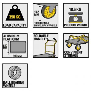 Stanley platformwagen 350 kg SXWT-PC512 83.500.06