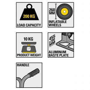 Stanley steekwagen aluminium 200 kg SXWT-HT513 83.500.07
