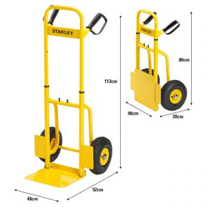 Stanley steekwagen inklap staal 120 kg SXWT-FT520 83.500.13
